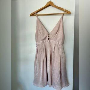 Free People size 2 champagne pink dress